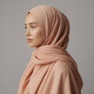 A comfortable and practical style using jersey fabric, which is soft and stretchy, making it perfect for everyday wear while maintaining a simple and clean look.